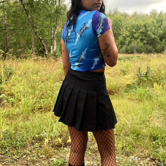 Shock wave crop top - Picture 3 of 4